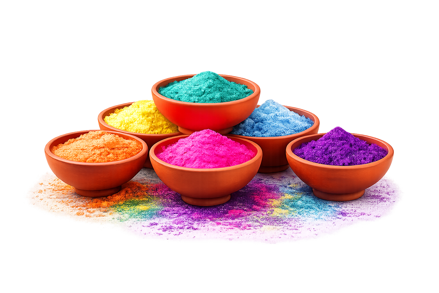 Holi colors